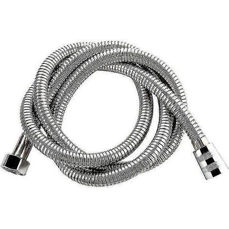 Flexible de douche professionnel et abordable - Acier inoxydable et PVC, durable, flexible, installation facile, 200 cm (1/3)