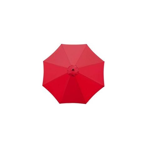 Memkey – 3 m Sonnenschirmhülle – Wasserdichtes Polyestergewebe – UV-Schutz – Für 8-Streben-Sonnenschirme – Rot - Crezuo