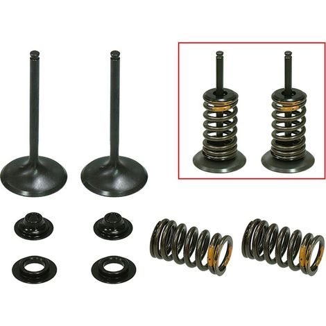 PSYCHISCHE EINLASSVENTILE (VENTILSATZ MIT FEDERN UND UNTERLEGSCHEIBEN) HONDA CRF 450R '09-'16 STAHL (MX-09533I) (36X4.98X78.65MM)