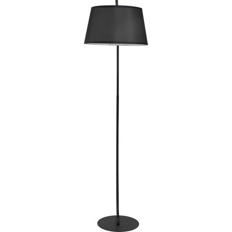 HOMCOM Bogenstehleuchte – Moderne schwarze Metallbogenstehleuchte – Stehleuchte für das Wohnzimmer