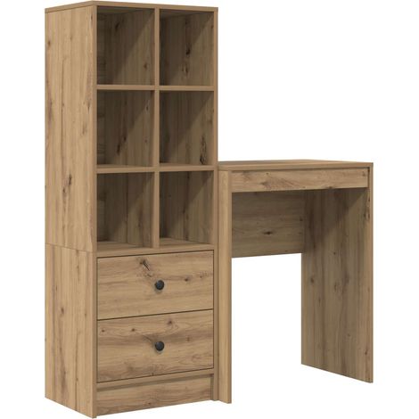 Maison Exclusive - Schreibtisch mit Schubladen mit Regal 2 pcs Ar