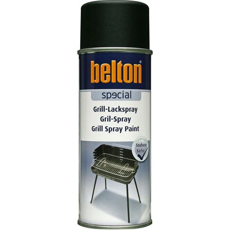 Vernis en aérosol haute température 400ml – Résistant jusqu'à 650°C – Finition mat noir – Pour grils et chaudières (1/3)