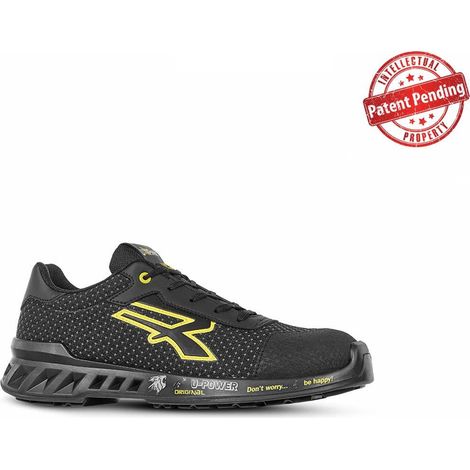 U-Power Sicherheitshalbschuh MATT S3S CI FO SR ESD Gr. 47 schwarz/gelb