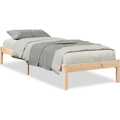 Maison Exclusive - Massivholzbett Extra Lang ohne Matratze 100x22 (1/5)