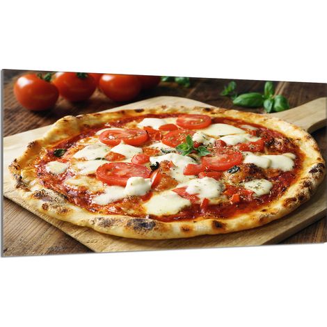 Glasschutzplatte für den Herd 90x52 Pizza (1/5)