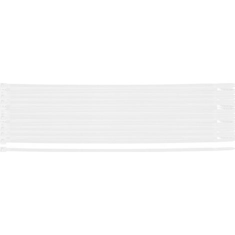 Bridas para cables Extreme de 4,8 × 370 mm, blancas, 50 unidades. (1/5)