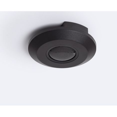 Sensore di Movimento WiFi PIR Crepuscolare 360º Nero (1/4)