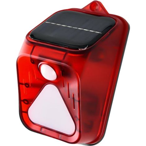 Répulsif solaire pour animaux, étanche IP65, avec alarme sonore, idéal pour les plantes, les jardins et les espaces extérieurs (1/5)