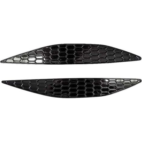 1 Paire de Garniture Couverture RéFlecteur en Nid D'Abeille Barre ArrièRe Style pour Golf 7 MK7 2014-2018 Bandes Feux Antibrouillard Autocollantes