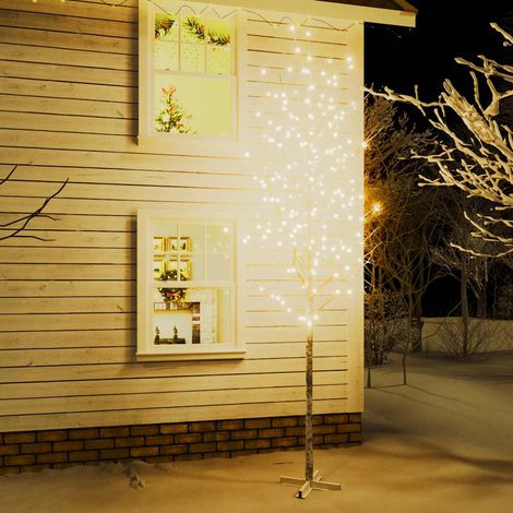 LED-Birke Warmweiß 672 LEDs 400 cm (1/5)