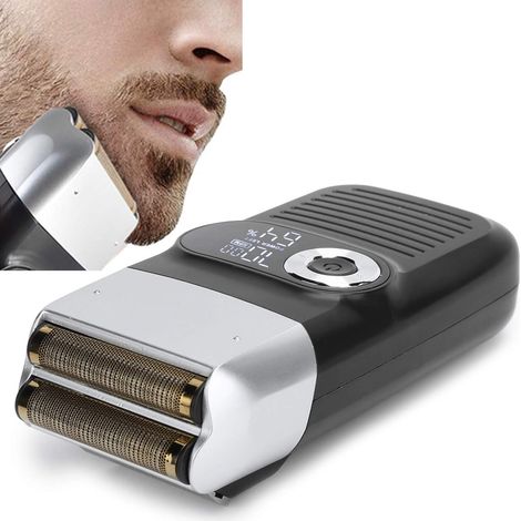 Electric Shavers for Men, Bald Crane Trimmer USB Razor Finish, Portable Electric Shaver Men for Neck Cheeks and Head (1/5)