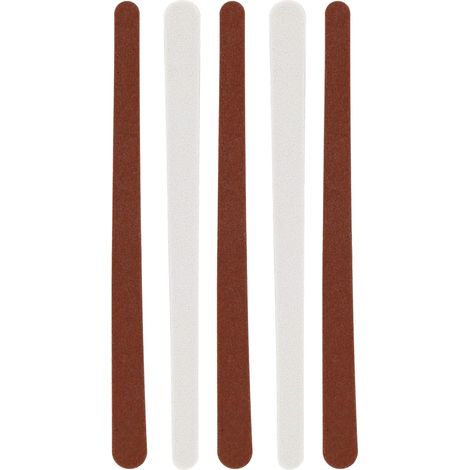 Modelcraft Modelcraft-10 Bastoncini abrasivi a Doppia Grana, Marrone/Bianco, 170mm (1/2)