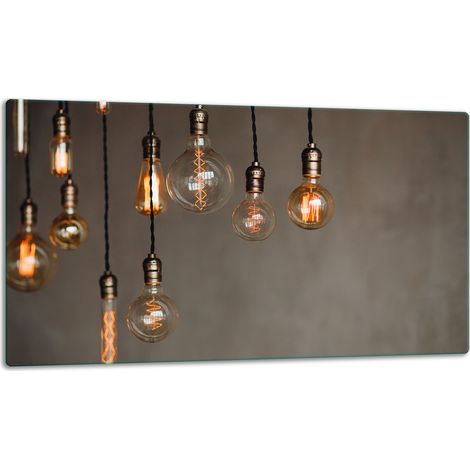 Tagliere in vetro 52x30 lampadine (1/5)