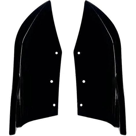 Spoiler divisor de labio del parachoques trasero para X4 F26 2014-2018, accesorios, negro brillante. (1/5)