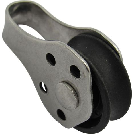 Stainless Steel Pulley Block with Nylon Sheave 25MM (Wheel Hoist Fixed Pull Rope) (1/5)