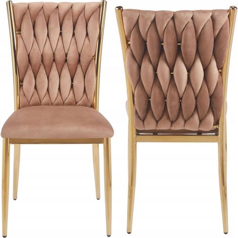 Fauteuil Riviera 24 en velours cappuccino K37-FX (G) (1/5)