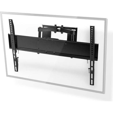 Soporte de pared para TV inclinable y giratorio  37-80 "  Peso máximo de pantalla soportado: 35 kg  Inclinable  Giratorio  Distancia mínima a la pared: 55 mm  Distancia máxima a la pared: 330 mm