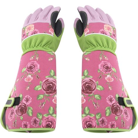 Gants de jardinage et d'aménagement paysager extra-longs - résistants à l'usure, aux coupures, aux perforations et au froid. (1/5)