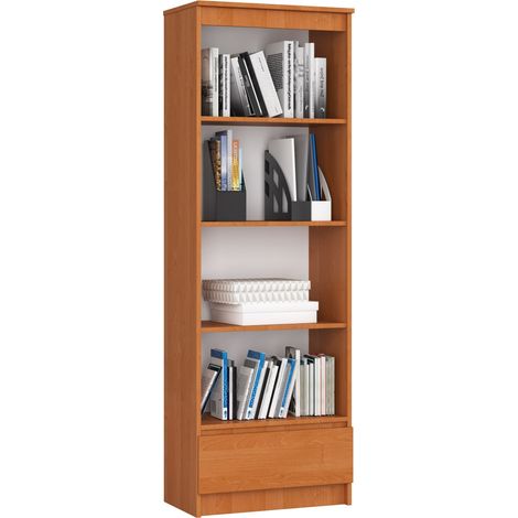 Libreria AKORD R60 Ontano 60 cm 1 cassetto 60x35x180 cm (1/5)