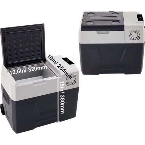 Nevera portátil para coche, doble voltaje, 40 litros. (1/2)