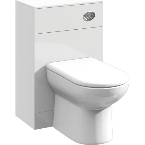 WC Unit   - 500mm - Gloss White