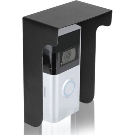 Housse de pluie compatible avec sonnette vidéo, sonnette Google Nest, sonnette vidéo Blink, sonnette de porte en métal, protection étanche anti-reflet pour la plupart des sonnettes vidéo (1/5)