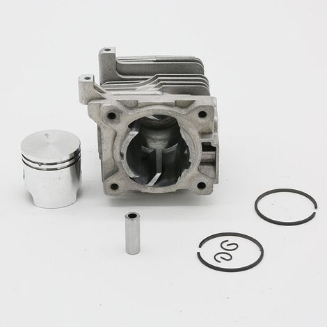 Kit de piston cylindrique de 34 mm pour débroussailleuses, tailles-haies et souffleurs FS38/FS45/FS55 – Pièces métalliques haute résistance (1/4)