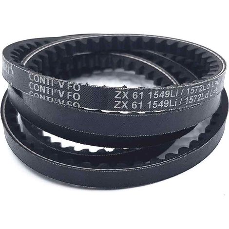 Courroie type trapézoïdale crantée ZX61