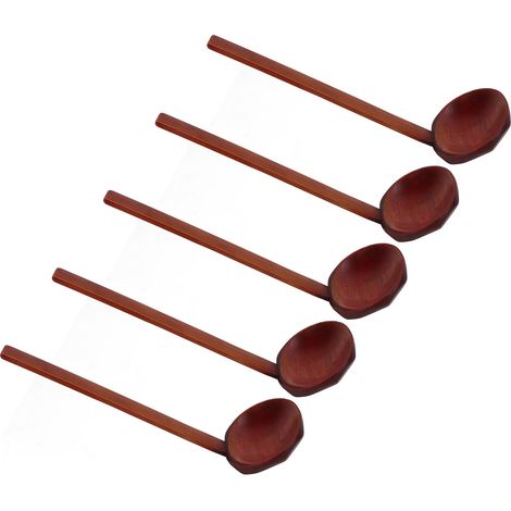 Cuillère à soupe ancienne en laque de style japonais et coréen imitant l'écaille de tortue, louche originale en bois, cadeau de pendaison de crémaillère, couleur laquée ancienne, sans trous. (1/5)