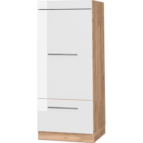 Mikrowellenschrank Fame-Line, Weiß Hochglanz, 60 cm, Vicco