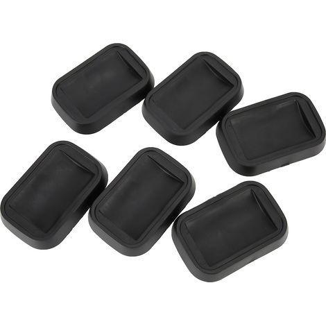 6er-Set rutschfeste Gummirollen-Untersetzer für Sofas, Betten, Stühle, Möbel und Böden (1/5)