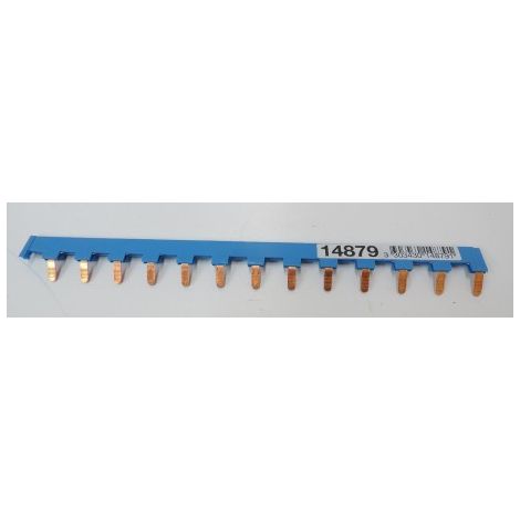 Schneider Electric – Peigne électrique 13 modules neutre bleu 18mm – Installation horizontale – Compatible DuoLine XP Bar'clic – SKU 14879