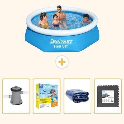 Bestway Bestway Fast Set Ronde - 244x61 cm - 5-pièces S285 (1/5)