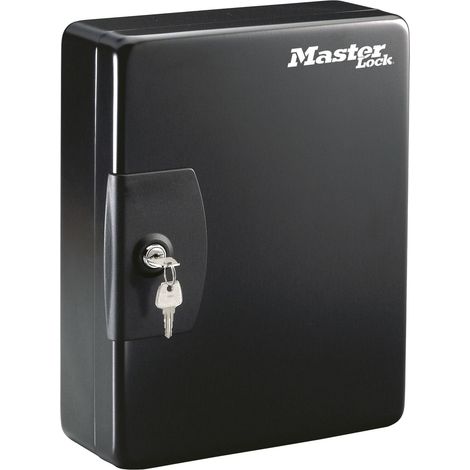Master Lock Caja para llaves negra acero 50 llaves 3,42 litros