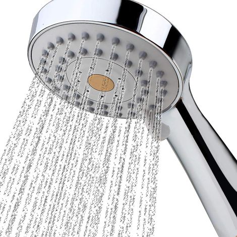 Pommeau de douche à main haute pression avec jet puissant, même en cas de faible pression d'eau. (1/5)