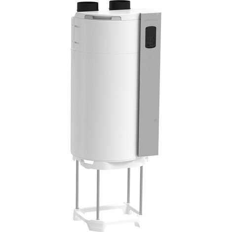 Atlantic – Chauffe-eau thermodynamique vertical sur socle 100 L – Classe A – Système sur air extrait – Connectivité Cozytouch – R290