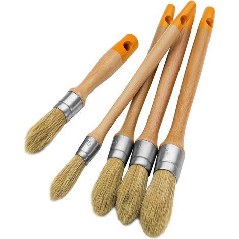 Lot de 5 Pinceaux Ronds (1/5)