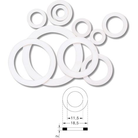 Guarnizione in ptfe per raccordi da 1/2" 101500PF1/2