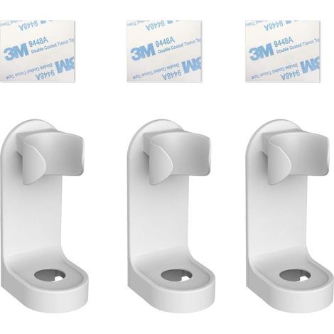Pcs Support de Brosse à Dents électrique, Support de Brosse à Dents Mural Autocollant, Support à Ventouse pour Dentifrice Brosse à Dents tête de Brosse à Dents électrique - Type Universel, (1/4)