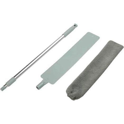 Ausziehbarer Mikrofaser-Staubwedel, vielseitiges Reinigungswerkzeug für Decken, Jalousien und Bereiche unter Möbeln. Waschbarer Staubstab. (1/5)
