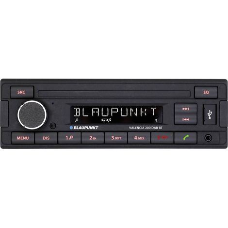 Autoradio Blaupunkt Valencia 200 DAB BT kit mains libres bluetooth, tuner DAB+