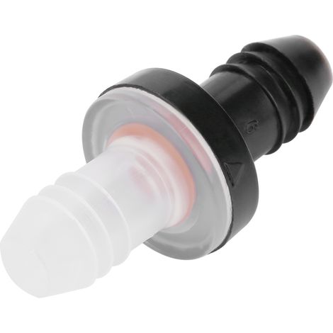 3/8" 10 mm Einweg-Inline-Rückschlagventil für Kraftstoffe, Gase, Flüssigkeiten und Luft (PP-Gehäuse/Silikondichtung) (1/5)