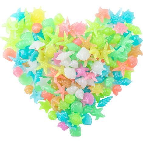200 Pcs Glow Stones, Glow Pebble, Decorative Stones at Night for Outdoor Garden Aquarium Walkways Pool Path Lawn (1/5)