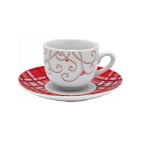 Fade set caffè Abigail porcellana fine qualità extra 6 persone