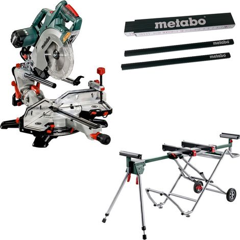 Metabo Kappsäge KGSV 72 XACT SYM + KSU 251 mobile, Zollstock und 2 Bleistifte (1/5)
