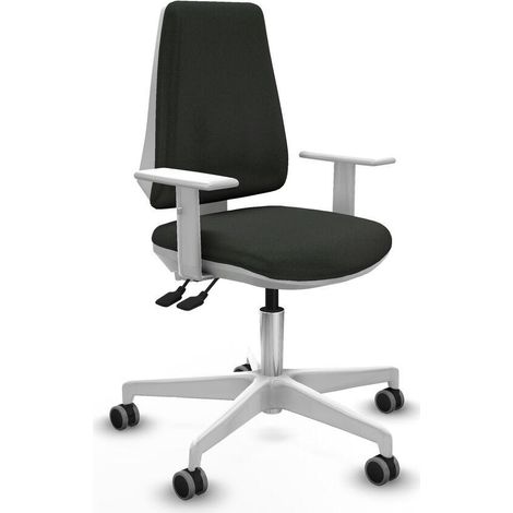 Piqueras et Crespo B5B026G Silla de oficina negra y blanca (1/2)
