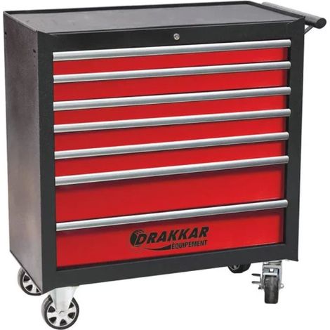 Servante d'atelier XXL 7 tiroirs 170 outils Drakkar (1/3)