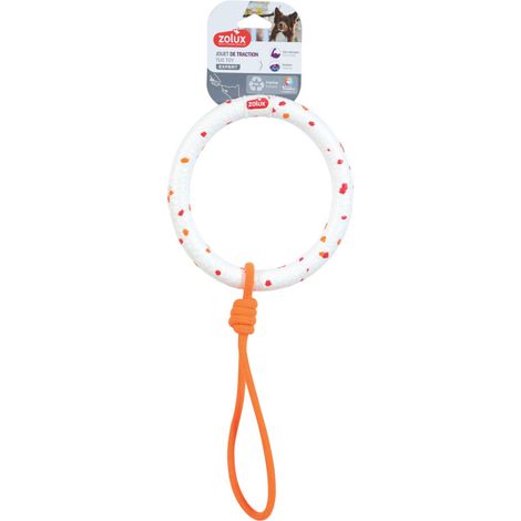 Anneau avec corde  flottant 18 cm en ETPU, Jouet pour chien - zolux (1/2)