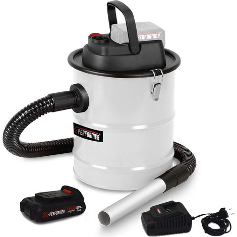 Vide Cendre motorisé 20V - Vide poussière, Bois, Barbecue - Xperformer XPABIDON20-12L - Batterie 2Ah et chargeur inclus