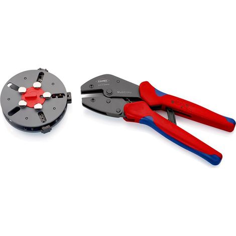 Draper 22246 KNIPEX 97 33 01 MultiCrimp Lever Action Crimping Pliers, 0.25 6.0 mm² Capacity, 250mm (1/4)